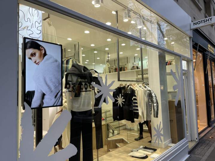 Ecran vitrine