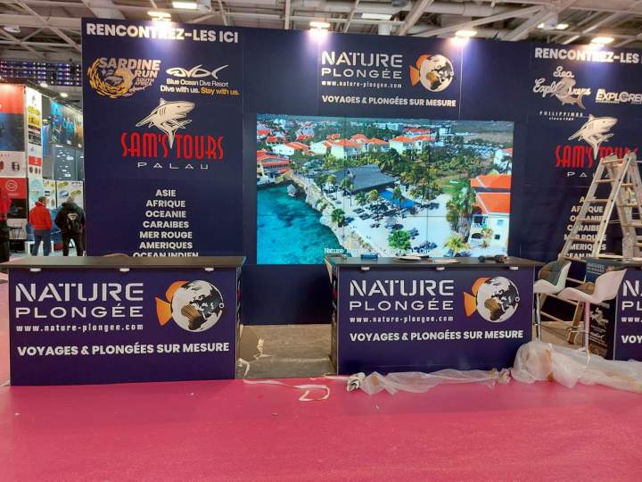 Location mur vidéo Stand