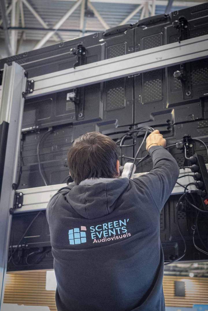 Montage d'écran géant LED France
